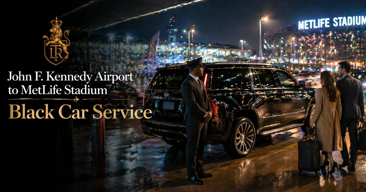 John F. Kennedy Airport to MetLife Stadium Black Car Service