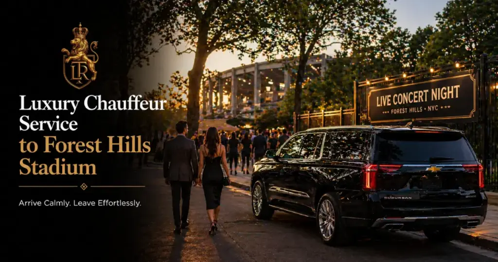 Luxury Chauffeur Service to Forest Hills Stadium